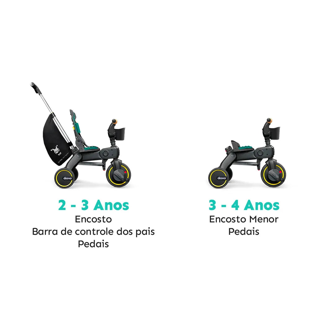 Carrinho Doona GO | Evolui de 10 Meses à 4 Anos | Diversão e Autonomia em Cada Passeio